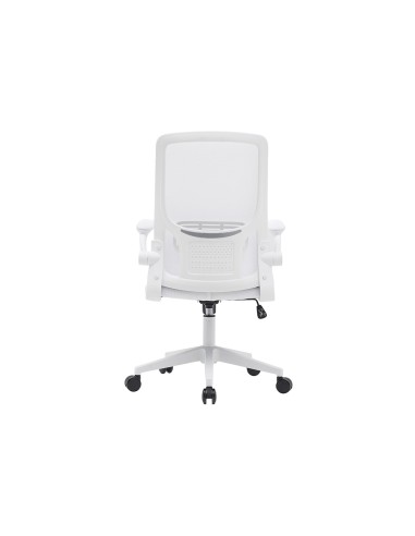 Silla q connect oficina alba malla base metalica alt max 1110 anc 610 prof 580 ruedas premium color blanco