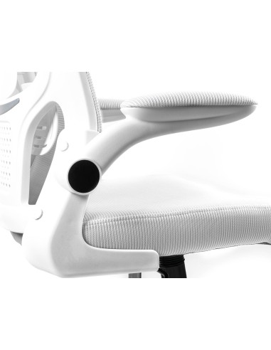 Silla q connect oficina alba malla base metalica alt max 1110 anc 610 prof 580 ruedas premium color blanco