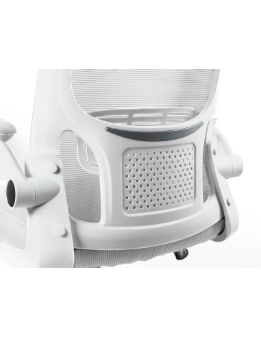 Silla q connect oficina alba malla base metalica alt max 1110 anc 610 prof 580 ruedas premium color blanco