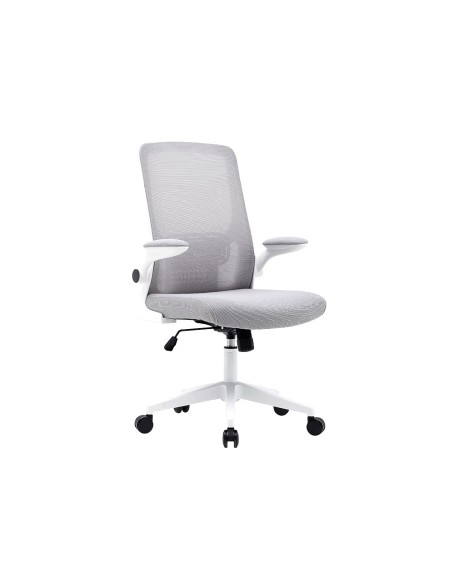 Silla q connect oficina alba malla base metalica alt max 1110 anc 610 prof 580 ruedas premium color gris Silla q connect oficina alba malla base metalica alt max 1110 anc 610 prof 580 ruedas premium color gris