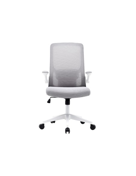 Silla q connect oficina alba malla base metalica alt max 1110 anc 610 prof 580 ruedas premium color gris Silla q connect oficina alba malla base metalica alt max 1110 anc 610 prof 580 ruedas premium color gris