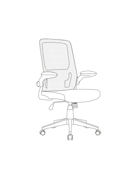 Silla q connect oficina alba malla base metalica alt max 1110 anc 610 prof 580 ruedas premium color gris Silla q connect oficina alba malla base metalica alt max 1110 anc 610 prof 580 ruedas premium color gris