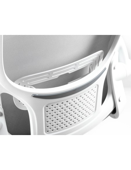 Silla q connect oficina alba malla base metalica alt max 1110 anc 610 prof 580 ruedas premium color gris Silla q connect oficina alba malla base metalica alt max 1110 anc 610 prof 580 ruedas premium color gris