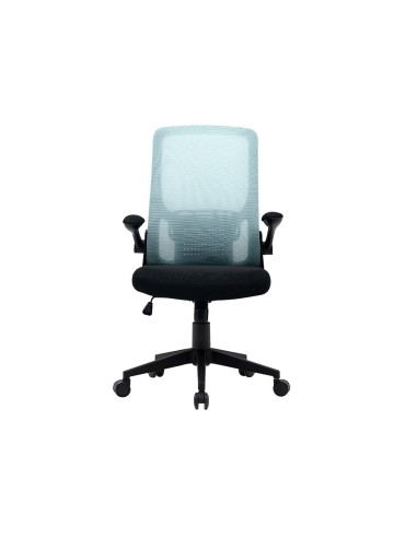 Silla q connect oficina alba malla base metalica alt max 1110 anc 610 prof 580 ruedas premium color negro azul