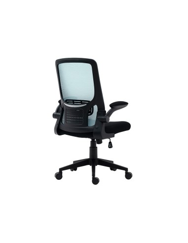Silla q connect oficina alba malla base metalica alt max 1110 anc 610 prof 580 ruedas premium color negro azul