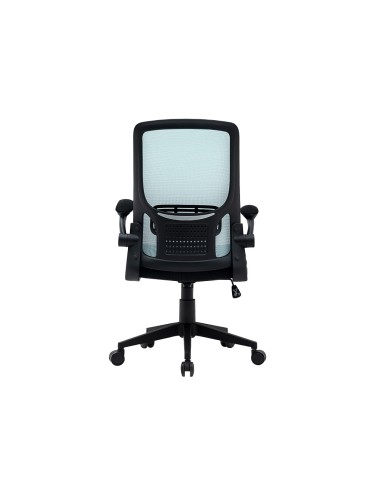 Silla q connect oficina alba malla base metalica alt max 1110 anc 610 prof 580 ruedas premium color negro azul