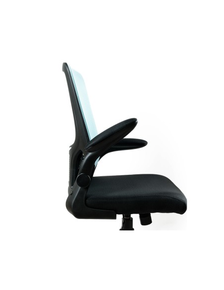 Silla q connect oficina alba malla base metalica alt max 1110 anc 610 prof 580 ruedas premium color negro azul Silla q connect oficina alba malla base metalica alt max 1110 anc 610 prof 580 ruedas premium color negro azul