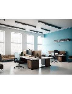 Silla q connect oficina alba malla base metalica alt max 1110 anc 610 prof 580 ruedas premium color negro azul