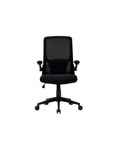 Silla q connect oficina alba malla base metalica alt max 1110 anc 610 prof 580 ruedas premium color negro