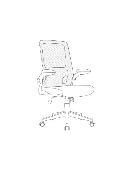 Silla q connect oficina alba malla base metalica alt max 1110 anc 610 prof 580 ruedas premium color negro Silla q connect oficina alba malla base metalica alt max 1110 anc 610 prof 580 ruedas premium color negro