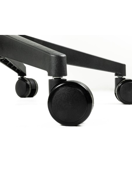 Silla q connect oficina alba malla base metalica alt max 1110 anc 610 prof 580 ruedas premium color negro Silla q connect oficina alba malla base metalica alt max 1110 anc 610 prof 580 ruedas premium color negro