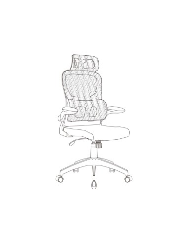 Silla q connect direccion sorrento simil piel base metalica alt max 1320 anc 650 prof 600 mm ruedas premium