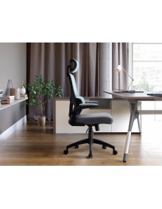 Silla q connect direccion sorrento simil piel base metalica alt max 1320 anc 650 prof 600 mm ruedas premium