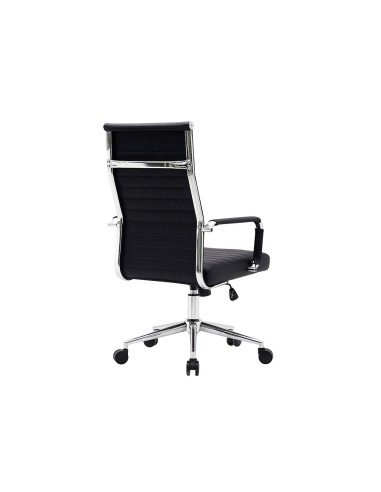 Silla q connect escritorio bosa simil piel base metalica alt max 1130 anc 550 prof 630 mm ruedas premium color negro