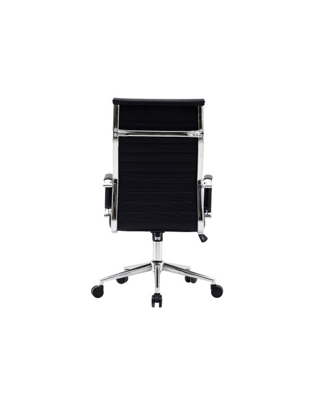 Silla q connect escritorio bosa simil piel base metalica alt max 1130 anc 550 prof 630 mm ruedas premium color negro Silla q connect escritorio bosa simil piel base metalica alt max 1130 anc 550 prof 630 mm ruedas premium color negro