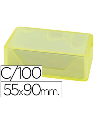 Tarjeta de visita liderpapel 90x55mm blanca 250g m2 caja de 100 unidades