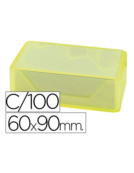 Tarjeta de visita liderpapel 90x60mm blanca 250g m2 caja de 100 unidades