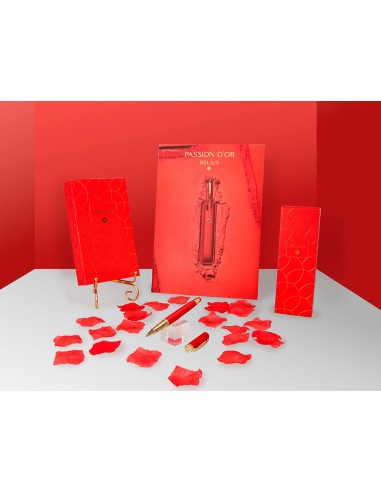 Lote escritura belius san valentin coleccion passion d or decoracion 7 unidades