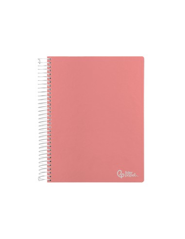 Cuaderno espiral liderpapel a4 micro witty tapa dura 120h 90gr horizontal 8mm 5 bandas 4 taladros colores surtidos