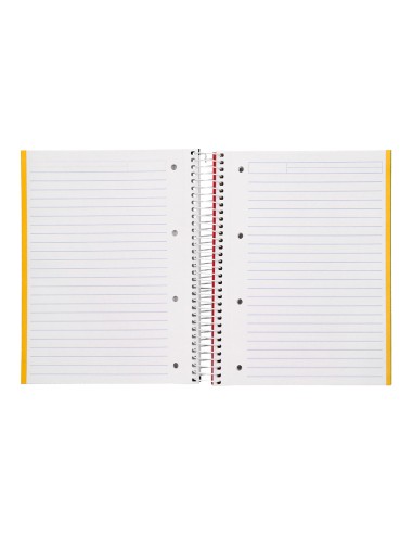 Cuaderno espiral liderpapel a4 micro witty tapa dura 120h 90gr horizontal 8mm 5 bandas 4 taladros colores surtidos