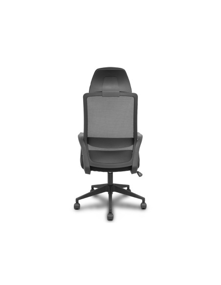 Silla de direccion pyc pro534 brazos fijos regulable en altura respaldo en malla negra y asiento tela negra Silla de direccion pyc pro534 brazos fijos regulable en altura respaldo en malla negra y asiento tela negra
