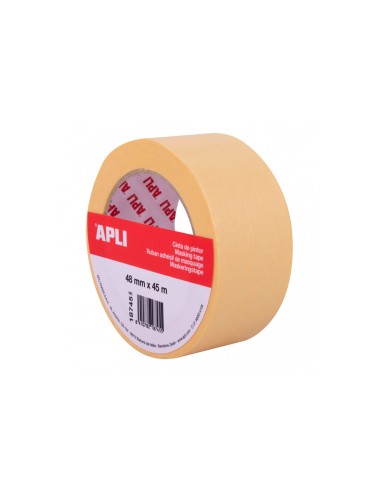 Cinta adhesiva apli para pintor 45 mt x 48 mm