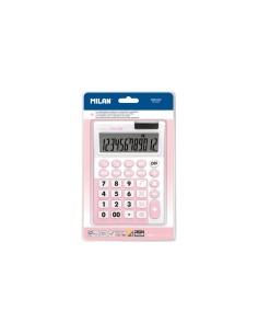 Calculadora milan sobremesa 12 digitos serie edicion color rosa