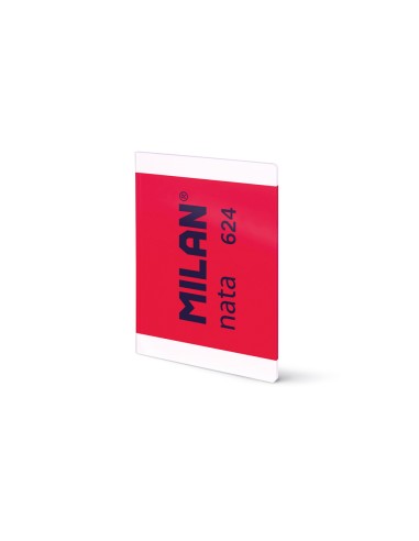 Libreta encolada milan tapa carton flexible din a4 48 hojas 95 gr microperfado cuadro 5 mm serie nata 624