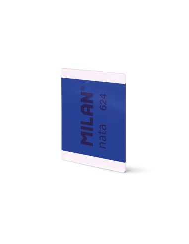 Libreta encolada milan tapa carton flexible din a4 48 hojas 95 gr microperfado cuadro 5 mm serie nata 624