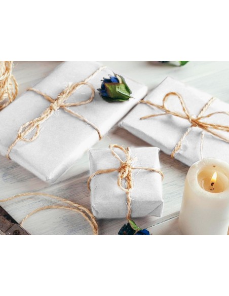 Papel kraft liderpapel blanco bobina 1 mt x 833 mt especial para embalaje peso 50 kg