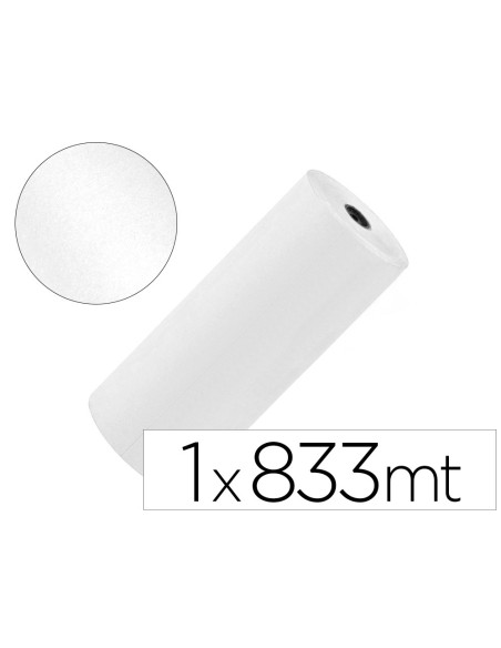 Papel kraft liderpapel blanco bobina 1 mt x 833 mt especial para embalaje peso 50 kg