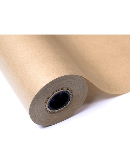 Papel kraft liderpapel marron bobina 1 mt x 714 mt especial para embalaje peso 50 kg