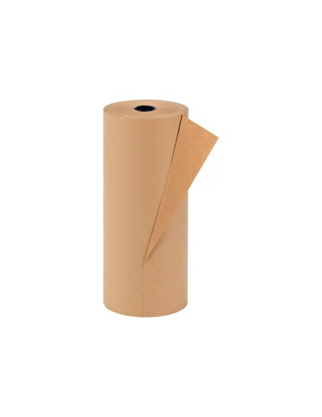 Papel kraft liderpapel marron bobina 1 mt x 357 mt especial para embalaje peso 25 kg