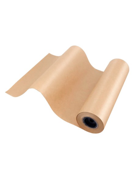 Papel kraft liderpapel marron bobina 1 mt x 357 mt especial para embalaje peso 25 kg