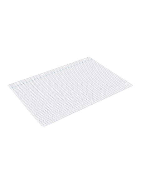 Recambio liderpapel din a4 100 hojas 75 gr cuadro 6 mm 4 taladros con margen
