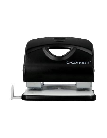 Taladrador q connect kf14220 negro abertura 27 mm capacidad 30 hojas Taladrador q connect kf14220 negro abertura 27 mm capacidad 30 hojas