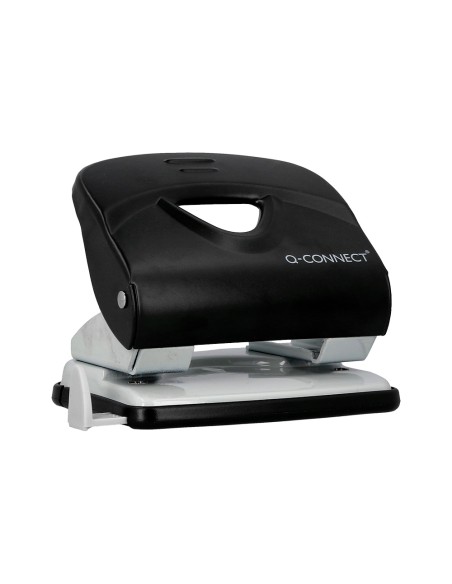 Taladrador q connect kf14220 negro abertura 27 mm capacidad 30 hojas Taladrador q connect kf14220 negro abertura 27 mm capacidad 30 hojas