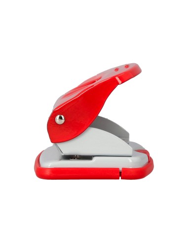 Taladrador q connect kf14219 rojo abertura 2 mm capacidad 20 hojas