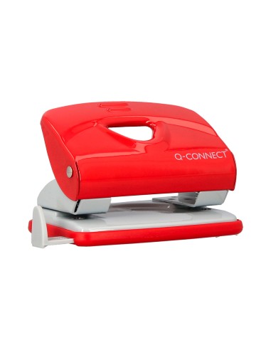 Taladrador q connect kf14219 rojo abertura 2 mm capacidad 20 hojas