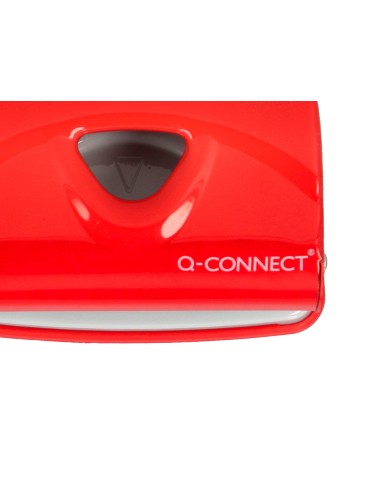 Taladrador q connect kf14219 rojo abertura 2 mm capacidad 20 hojas