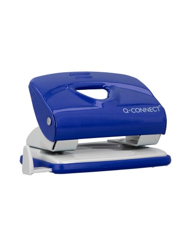 Taladrador q connect kf14218 azul abertura 2 mm capacidad 20 hojas