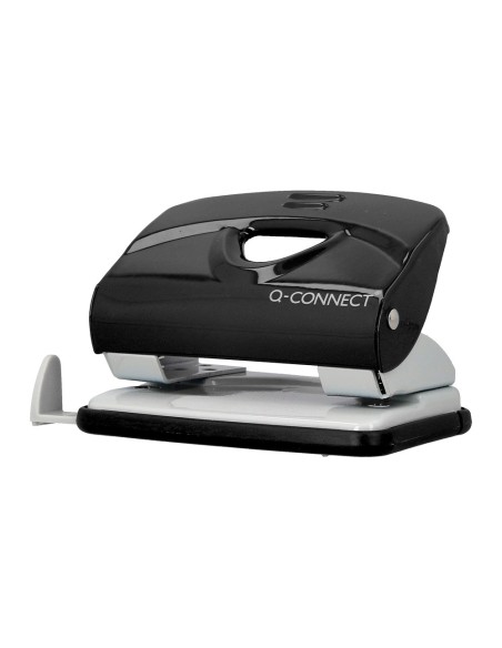 Taladrador q connect kf14217 negro abertura 2 mm capacidad 20 hojas Taladrador q connect kf14217 negro abertura 2 mm capacidad 20 hojas