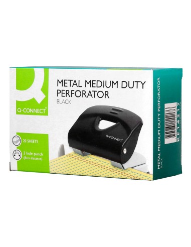Taladrador q connect kf14217 negro abertura 2 mm capacidad 20 hojas
