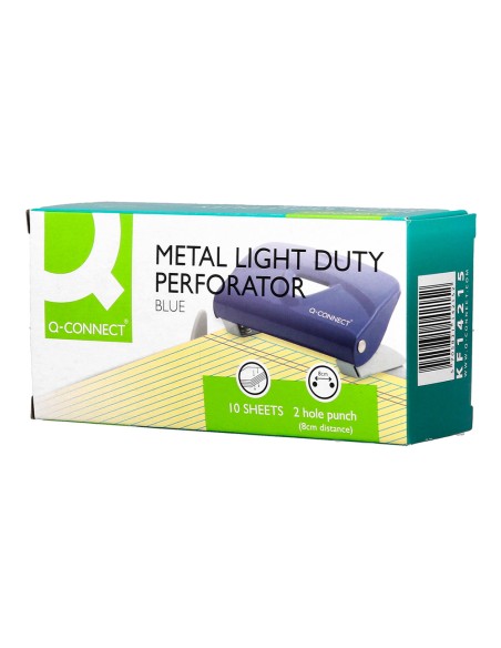 Taladrador q connect kf14215 azul abertura 1 mm capacidad 10 hojas