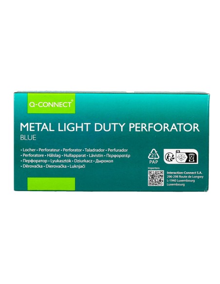 Taladrador q connect kf14215 azul abertura 1 mm capacidad 10 hojas