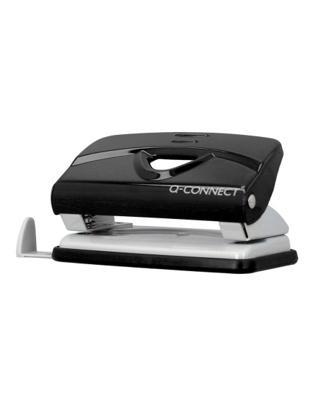 Taladrador q connect kf14214 negro abertura 1 mm capacidad 10 hojas Taladrador q connect kf14214 negro abertura 1 mm capacidad 10 hojas