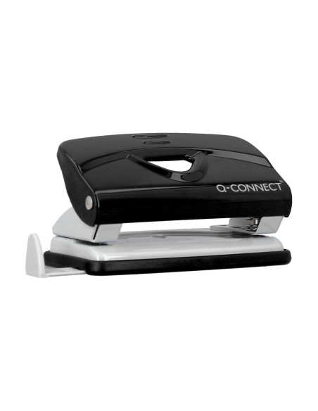 Taladrador q connect kf14214 negro abertura 1 mm capacidad 10 hojas Taladrador q connect kf14214 negro abertura 1 mm capacidad 10 hojas
