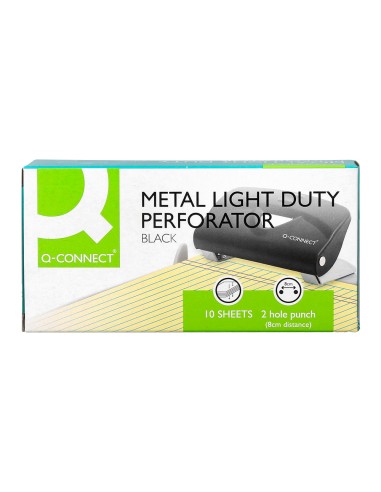 Taladrador q connect kf14214 negro abertura 1 mm capacidad 10 hojas