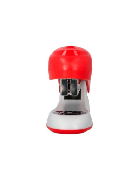 Grapadora q connect kf14206 plastico abs roja capacidad 20 hojas