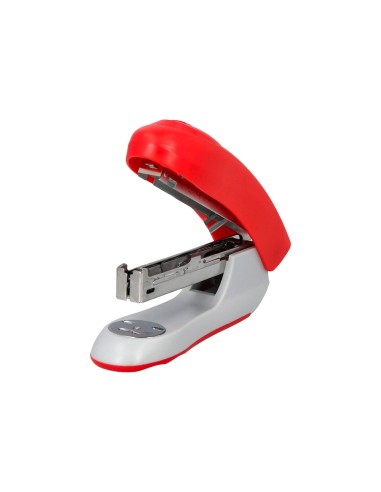 Grapadora q connect kf14206 plastico abs roja capacidad 20 hojas